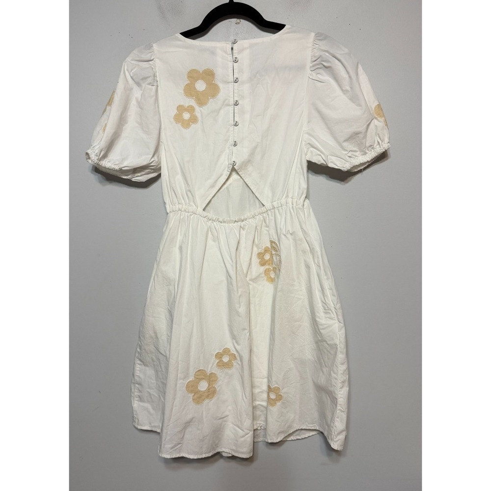 Madewell Annamarie Floral Patchwork Dress Women Size 2 Puff Sleeve Coquette - Picture 3 of 8